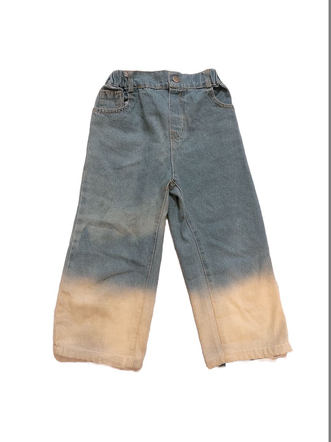 寬版直筒薄兒童牛仔褲(120cm)
NT$49