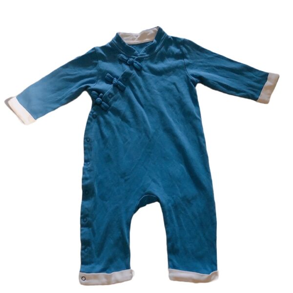 Baby藍色唐裝風格連身衣(80cm) NT$89
