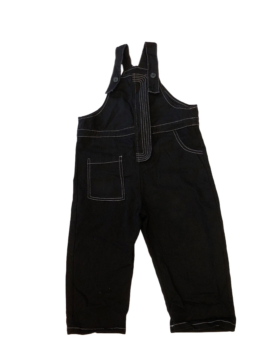 黑色牛仔兒童吊帶褲(110cm)
NT$99