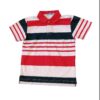 彈性紅白條紋男童Polo衫(130) NT$99