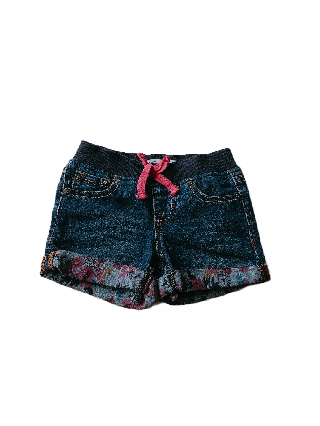 深藍色牛仔女童短褲(6)
NT$89