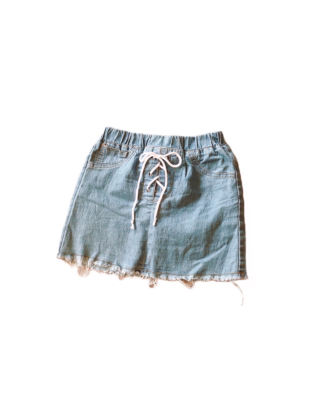 藍色牛仔女童短裙(13)
NT$39