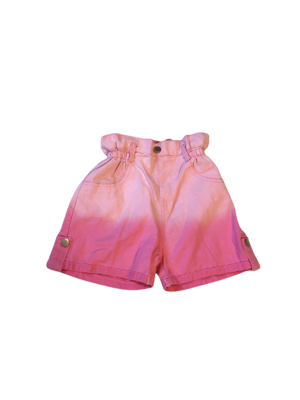 粉紅漸層女童牛仔短褲(140) NT$69