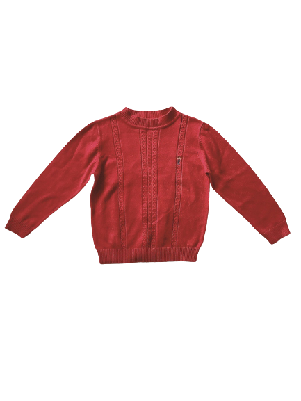 【聖誕風格】《Roberta di Camerino》紅色長袖針織衫(9)(適合110穿)
NT$39