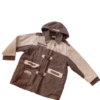 咖啡色連帽(可拆卸)羊毛男童大衣(15) NT$199