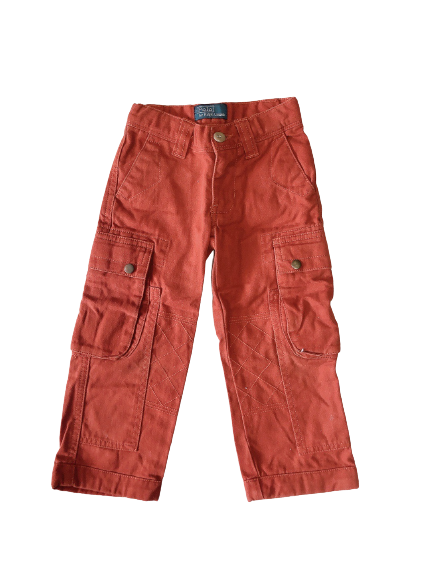 《POLO Ralph Lauren》橘色厚棉牛仔褲(2T) NT$499