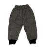 灰白格紋內刷毛毛料縮口長褲(4)(80公分)