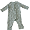 《Lativ》小飛象圖案淺綠色薄長袖連身衣(90)