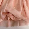 粉色珍珠女童蓬蓬裙 女童紗裙褲裙(5)(90公分)