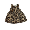 豹紋絨布女童無袖洋裝(2-3Y)(92公分)
