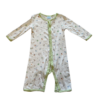 麗嬰房童裝綠色薄綿長袖連身衣(6M)
