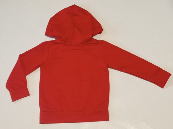 紅色薄棉兒童連帽外套(3)